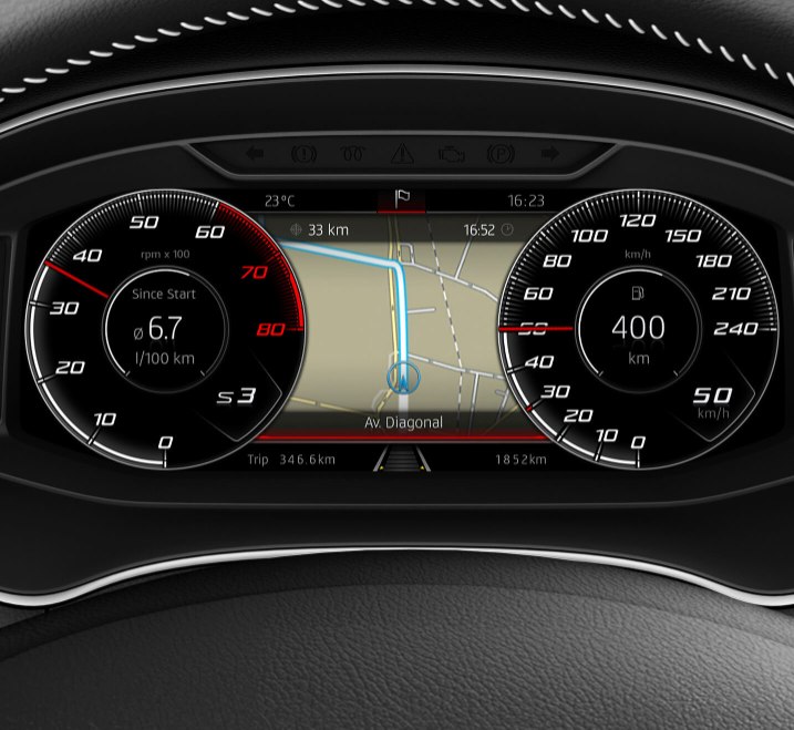 SEAT Arona - Dashboard