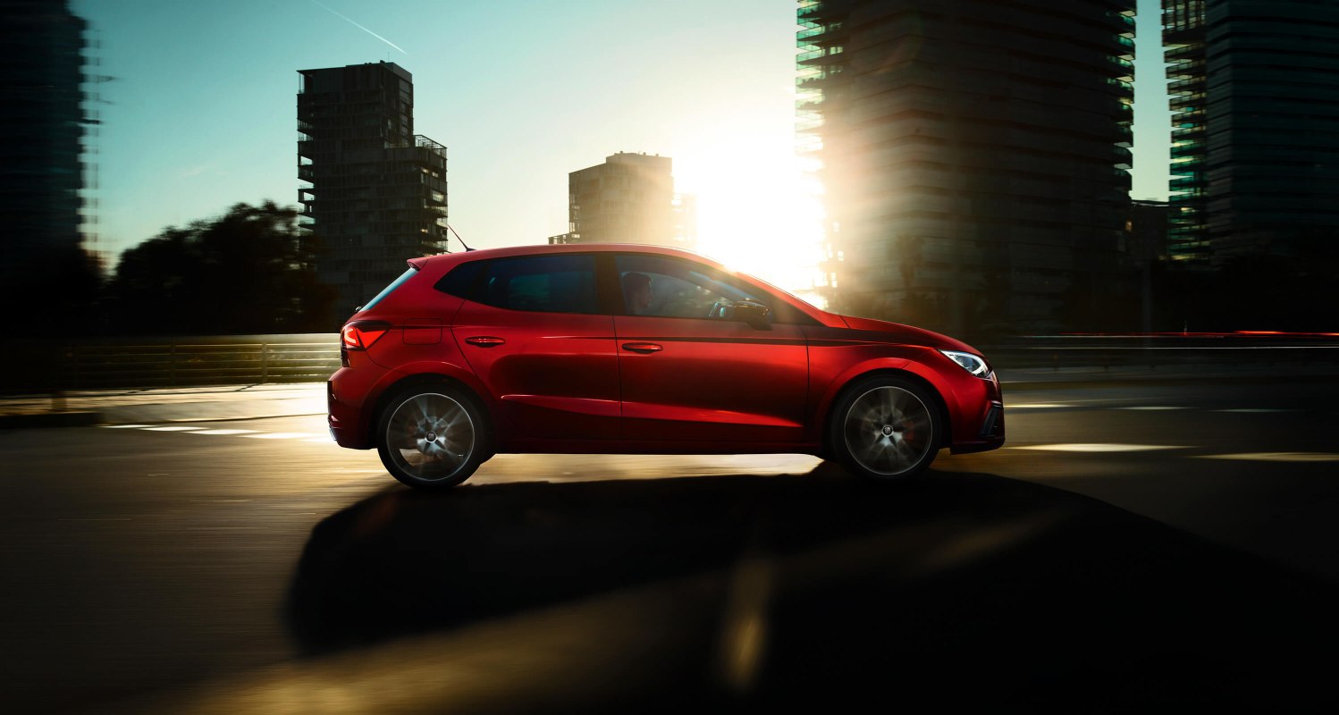SEAT Ibiza - Side view of the car