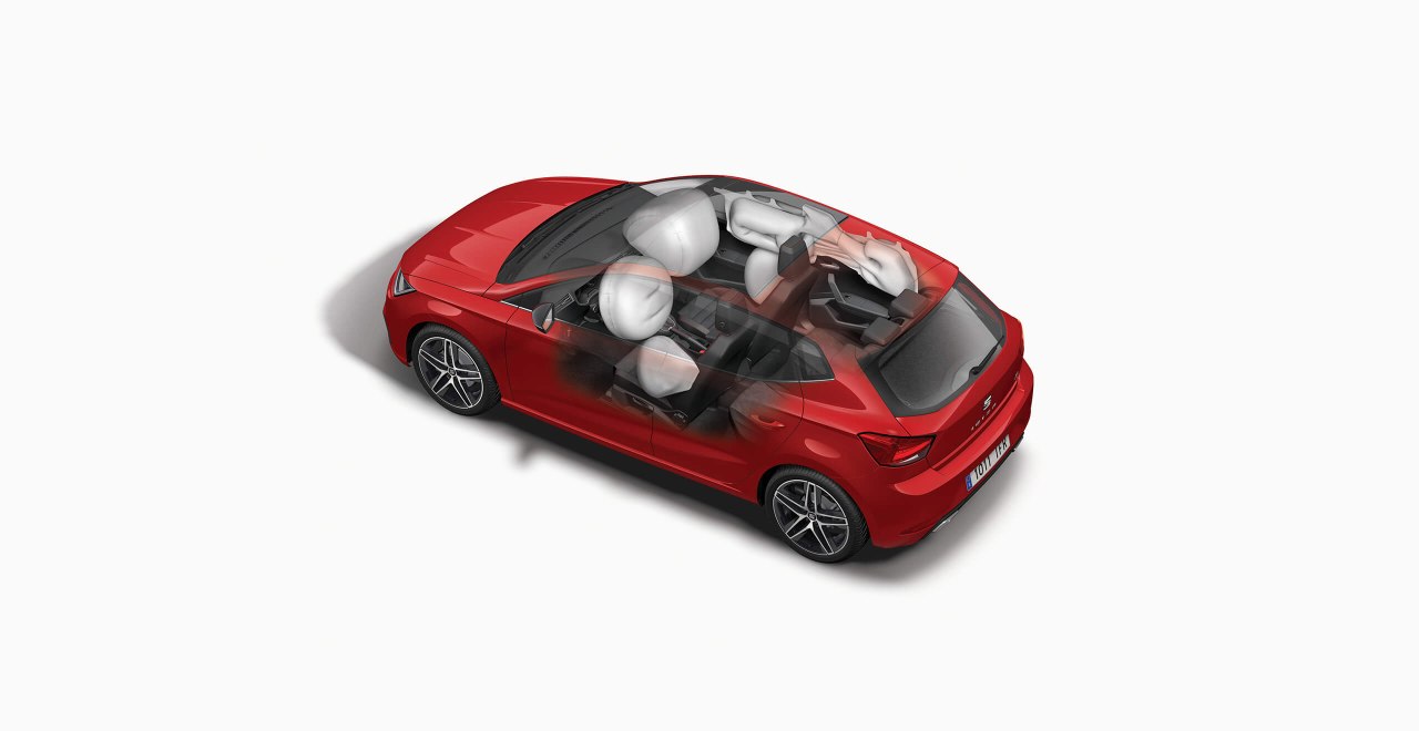 SEAT Ibiza - Airbag locations