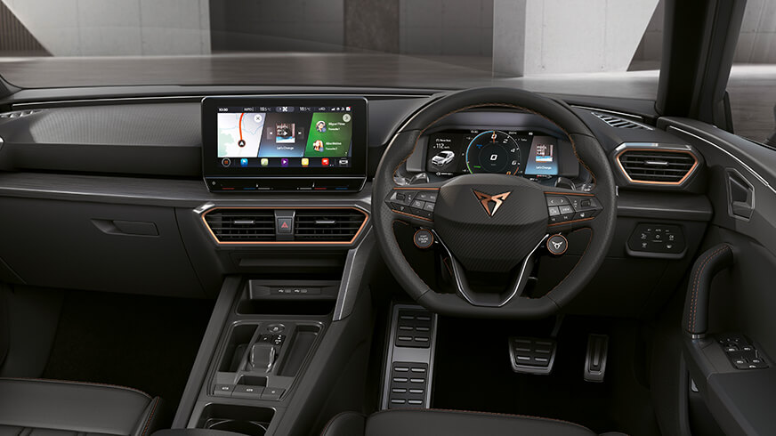 new cupra formentor compact suv with connectivity technology